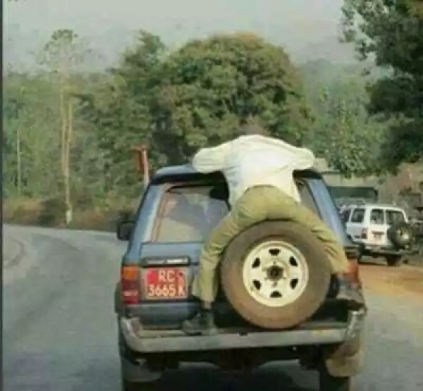 Photo: When You Want To Get To Your Destination By All Means During Fuel Scarcity